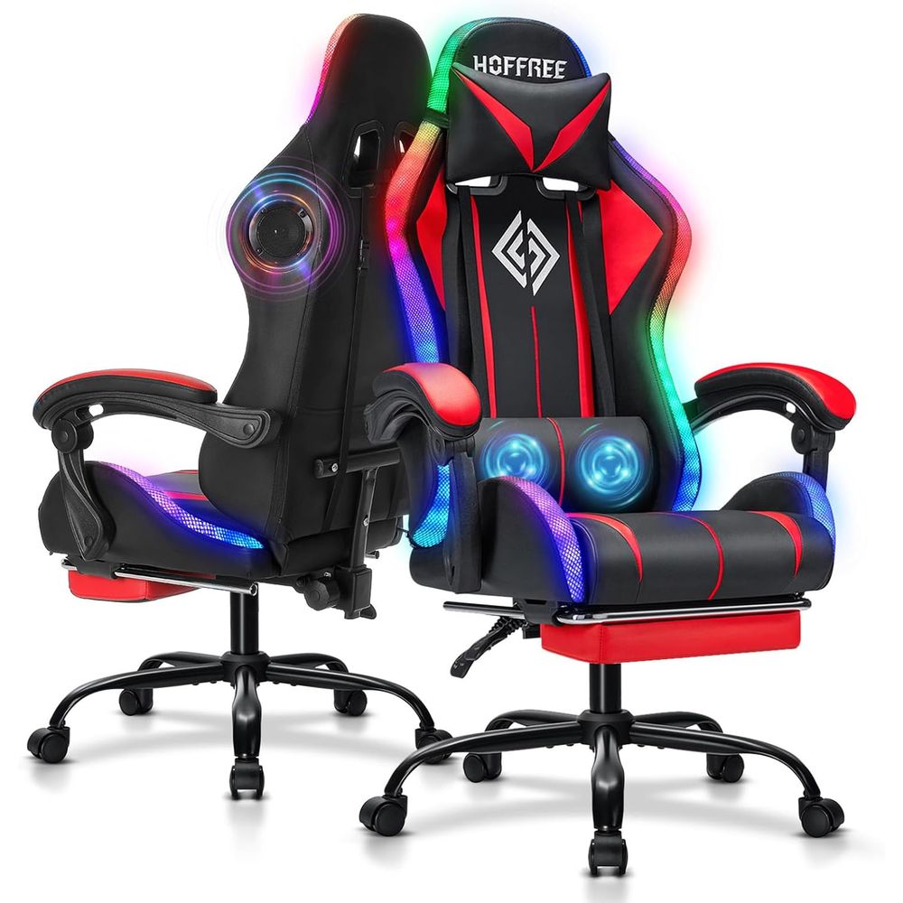 Silla Gaming RGB con Altavoces - Video Games reseña y precio
