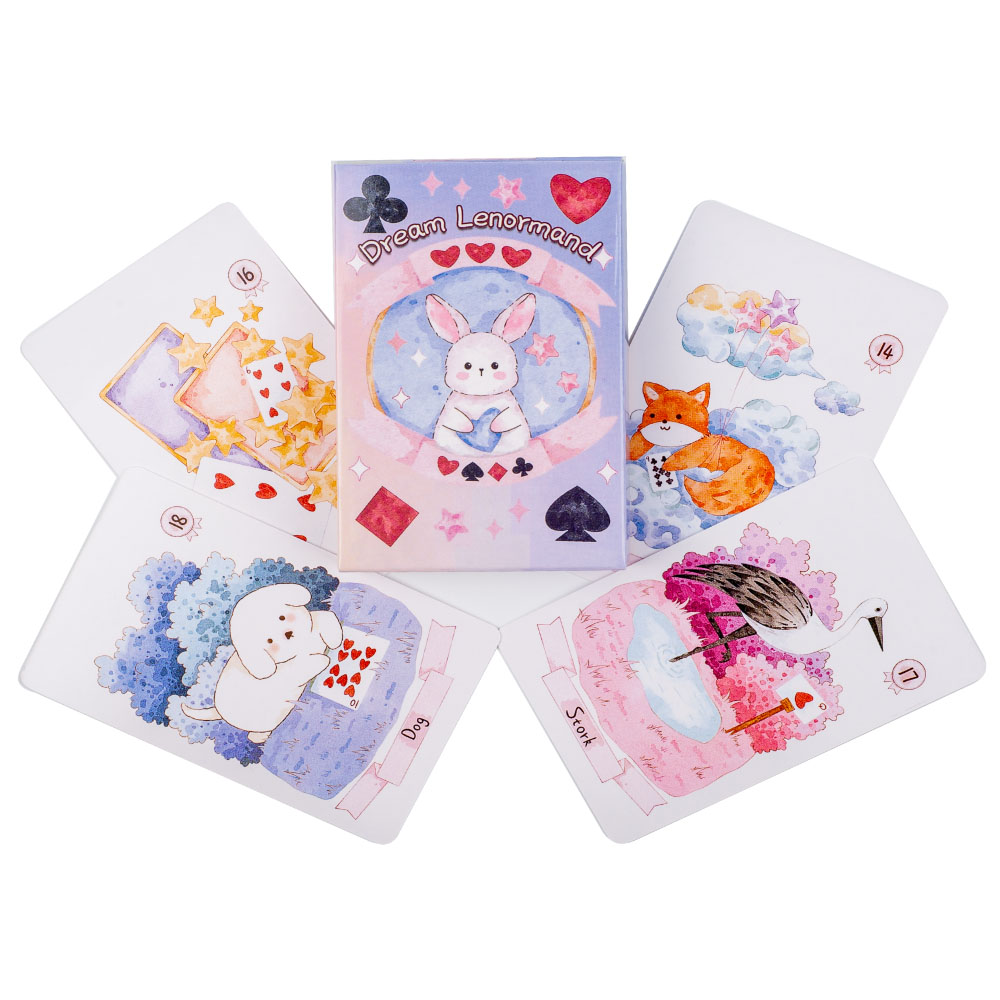 Rana Psychic Dream Lenormand-  - Tarot Cards Deck With Guidebook reseña y precio
