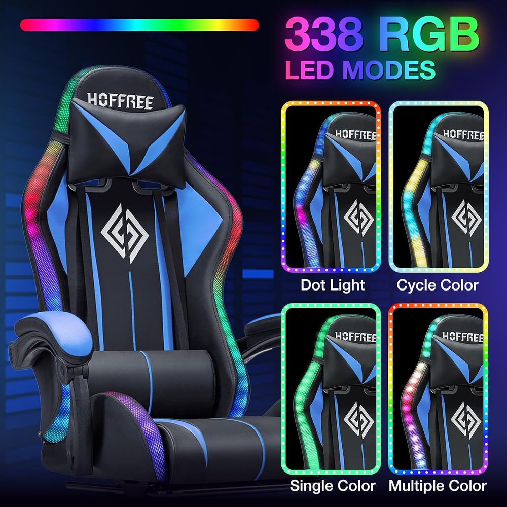 Silla de Juego LED con Luces R - Video Games reseña y precio