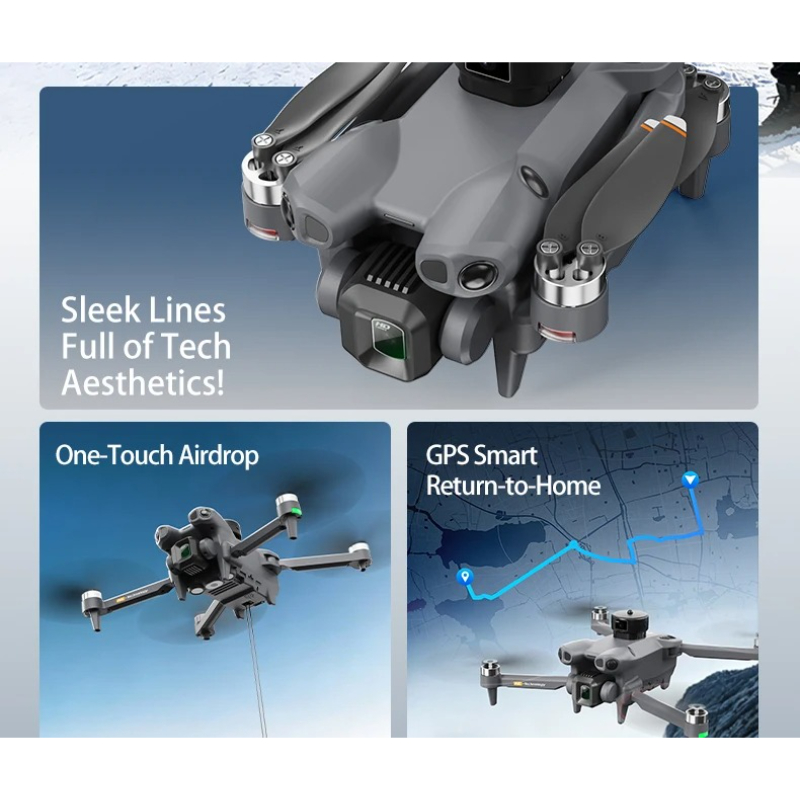 Dron Plegable RC Quadcopter AE - Fpv Brushless Rc Drone 4K reseña y precio